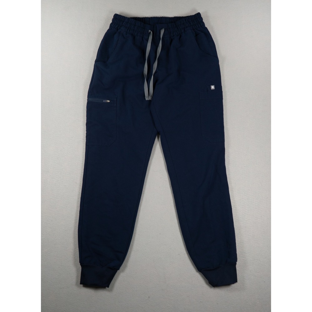 FIGS Zamora Jogger Scrub Pants Navy Blue Women's Small Technical Collection